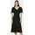 Madeleine Maxikleid Viskosekleid Schwarz 40