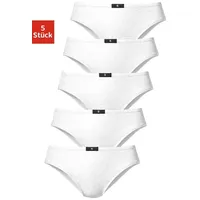 H.I.S. H.I.S Slip (5er-Pack) aus elastischer Baumwoll-Qualität weiß 58