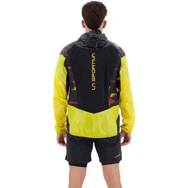 La Sportiva Blizzard Windbreaker Jacke - Black / Yellow - L