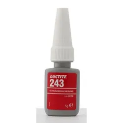 243 Schraubensicherung anaerob, mittelfest, blau, 5ml Flasche - blau