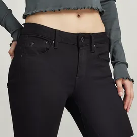 G-Star RAW Damen Arc 3D Mid Skinny Jeans - schwarz / 28L