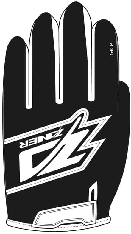 Zanier Gloves DOWNHILL Unisex schwarz M