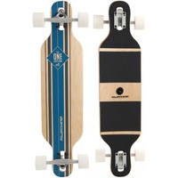 ROLLERCOASTER STRIPES THE ONE EDITION DT Longboard blue