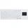 Cherry Active Key Kabellose desinfizierbare Hygiene-Tastatur mit Touchpad, vollversiegelt, weiß, USB, UK (AK-C4400F-GFUS-W/UK)