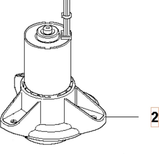 Gardena Messermotor für Sileno Minimo