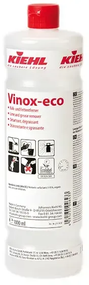 Öko-Küchen Entkalker Kiehl Vinox Eco Fettentferner 1 L für Großküchen und Lebensmittelbetriebe