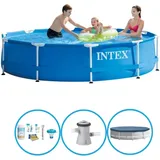 Intex Pool Metal Frame - Schwimmbad-Paket - 305x76 cm EINHEITSGRÖSSE