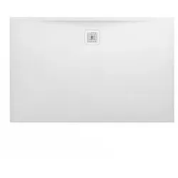 LAUFEN Pro Duschwanne H2109590000001 Marbond Ablauf lange Seite weiss