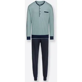 Pastunette Schlafanzug Langarm Blau 56/58