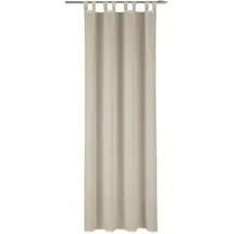 GARDINIA Sehlbach Schlaufenschal mit Gardinenband 135 x 245 cm creme
