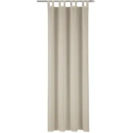 GARDINIA Sehlbach Schlaufenschal mit Gardinenband 135 x 245 cm creme