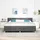 vidaXL Boxspringbett 200 x 200 cm Dunkelgrau