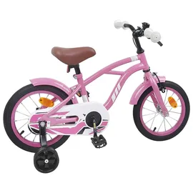 vidaXL Kinderfahrrad 12 Zoll RH 0 cm Hellrosa