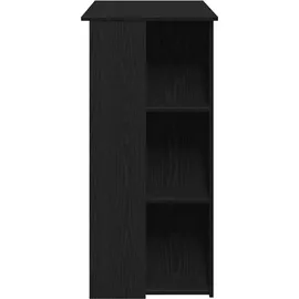 vidaXL Bartisch 102 x 50 x 103,5 cm Schwarz