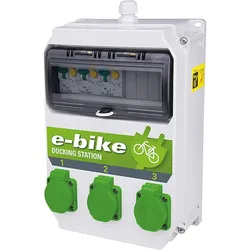 Ladestation e-Bike mit 3 Steckdosen, PCE