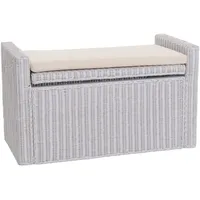 MCW MCW, Aufbewahrungstruhe, Weiß, Holz, 88x51x44 cm, Esszimmer, Bänke,