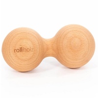 rollholz Massagegerät, Doppelkugel Buche 7 cm 1 St