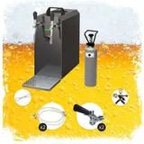 ich-zapfe STREAM 50 Bierkoffer, Bierzapfanlage, Durchlaufkühler 2-leitig Trockenkühler, 55 L/h, Dreikant,Kombi