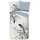 PURE luxury collection Alva Federn Blau 155 x 220 cm + 2 x 80 x 80 cm