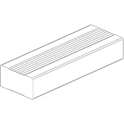 OSMO Terrassen Unterkonstruktion Bangkirai geriffelt / geriffelt-45x70x3050mm