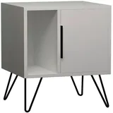 Livetastic Nachtschrank Glynn 50 x 60 x 42 cm Weiß