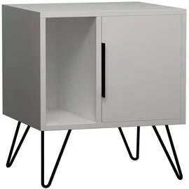 Livetastic Nachtschrank Glynn 50 x 60 x 42 cm Weiß