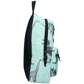 Vadobag Skooter Jungen Dinomite [hellblau, 38cm], Rucksack Roller Dino Explorer - Blau