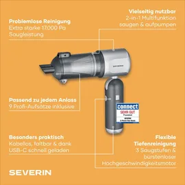 Severin S-Power DuoBoost HV 7149 anthrazit