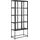 Actona Glasvitrine 77 x 35 x 185,6 cm Schwarz