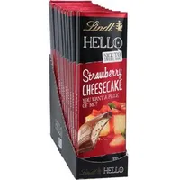 Lindt Tafelschokolade Hello Strawberry Cheesecake, je 100g, 12 Tafeln