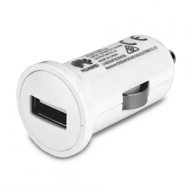 Kfz-Lade-Adapter Original Huawei HWCC02, Universal verwendbar für Huawei Smartphones, 1A, weiß