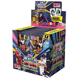 Topps Match Attax Bundesliga 2025/26 Display mit 36 Boostern