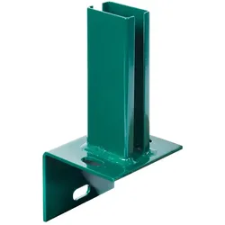 MR-Shop Pfostenträger für Zaunpfosten 60x40mm auf L-Randsteinen, grün
