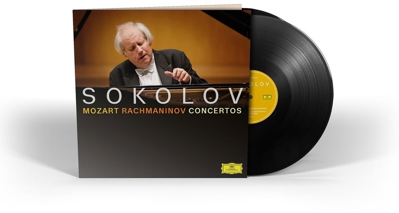 Mozart: Piano Concerto No. 23 in A Major  K. 488 - Rachmaninoff: Piano Concerto No. 3 in D Minor  Op. 30 - Grigory Sokolov. (LP)