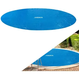 Arebos Solarabdeckplane blau 4,57 m