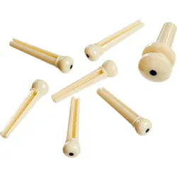 Planet Waves Bridge Pins White Dot