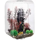biOrb LIFE 60 MCR, transparent, 60 L - Aquarien-Set mit Filtersystem, mehrfarbige Beleuchtung, Keramik-Bodengrund aus robustem Acryl-Glas
