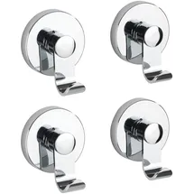 Wenko Irun, 2 x 2 Haken, Zwei 2er Sets, Befestigen ohne bohren