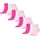 Puma Socken Quarter Plain 12er Pack Weiß/Pink 39-42