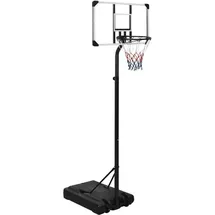 vidaXL Basketballständer Transparent 235-305 cm