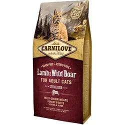 CARNILOVE  Lamb & Wild Boar Sterilised Cat Adult 2kg