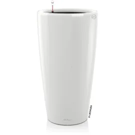 LECHUZA Rondo 40 Komplettset Ø 40 x 75 cm weiß hochglanz