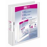 VELOFLEX 10 VELOFLEX VELODUR® Präsentationsringbücher 2-Ringe weiß 4,6 cm DIN A4