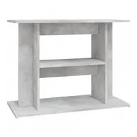 vidaXL Aquarienunterschrank Betongrau 80 x 35 x 60 cm