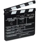 Relaxdays Filmklappe »schwarz« schwarz