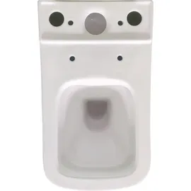 Sanicomfort Aliki Square Stand-WC mit WC-Sitz Weiß