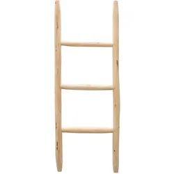 Dekoleiter Manoni 92cm – Handgefertigte Deko-Leiter aus Holz Natur