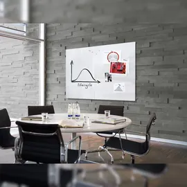 Sigel Glas-Magnettafel artverum® 120,0 x 90,0 cm weiß