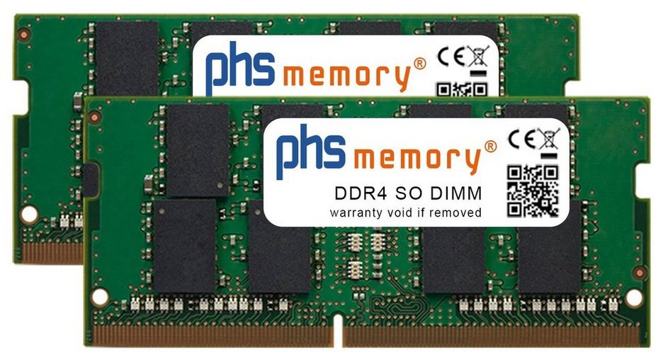 PHS-memory RAM für Apple iMac Core i5 3.1GHz 27-Zoll (5K, Ear Arbeitsspeicher 64GB (2x32GB) - DDR4 - 2666MHz PC4-2666V-S - SO DIMM