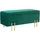 Homcom Truhenbank Samt Grün 100 x 40 x 42 cm